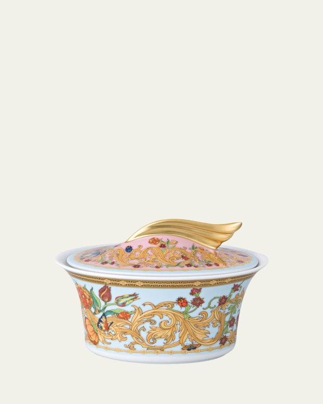 Butterfly Garden Covered Sugar Bowl